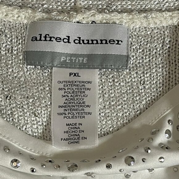 NWT Alfred Dunner Women's Sequin Sweater Size PXL - Picture 7 of 11